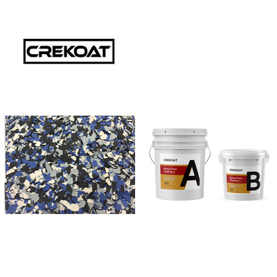 Kekerasan Lapisan Lantai Epoxy Eksterior Adhesi Polyaspartic Lapisan UV Stabil