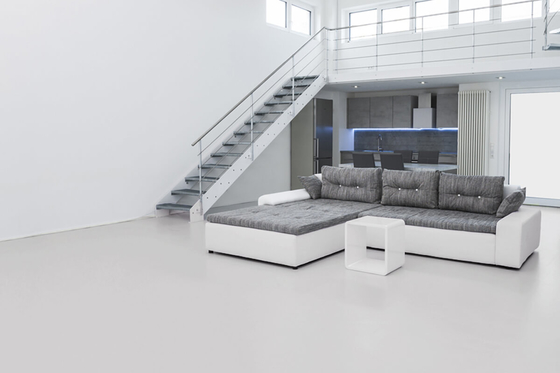 Cat Lantai Berbasis Urethane Tanpa Jahit Lalu Lintas Tinggi Lapisan Lantai Beton 3mm