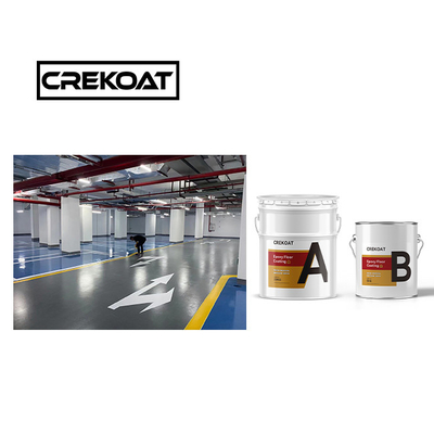Hardener Epoxy Industrial Floor Coating Adhesion Cat lantai tahan lama 3mm
