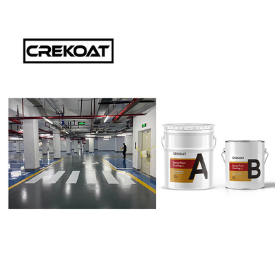 Hardener Epoxy Industrial Floor Coating Adhesion Cat lantai tahan lama 3mm