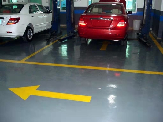 Lapisan beton akrilik yang keras Fleksibilitas Cat lantai paket tunggal 1mm