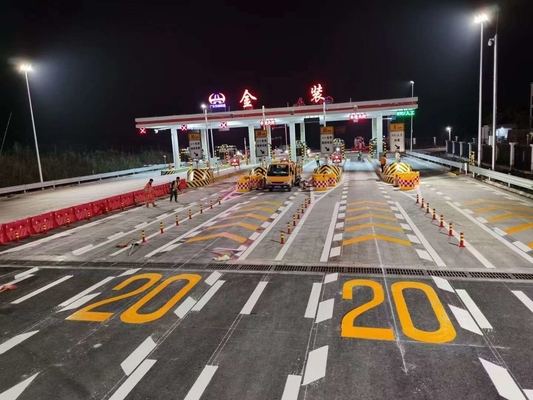 Hot Melt Thermoplastic Road Marking Paint Garis Putih 1mm Panjang