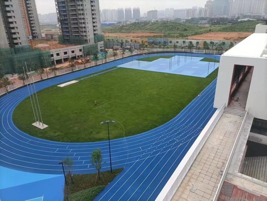 Lapisan lantai olahraga karet cair tanpa jahitan EPDM Rebound Anti Slip