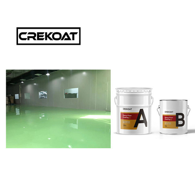 2 Paket Lapisan Lantai Epoxy Industri / Cat Ditumpahkan untuk Lalu Lintas Berat