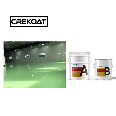 2 Paket Lapisan Lantai Epoxy Industri / Cat Ditumpahkan untuk Lalu Lintas Berat
