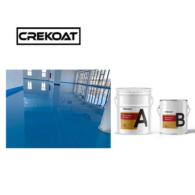 2 Paket Lapisan Lantai Epoxy Industri / Cat Ditumpahkan untuk Lalu Lintas Berat