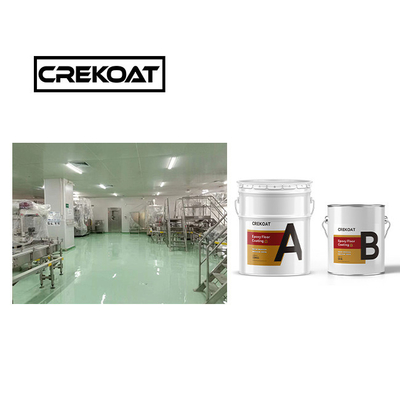 Liquid Gloss High Build Epoxy Floor Paint Dengan Dua Komponen Rapid Curing TDS
