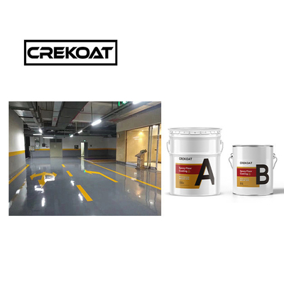 Eco Friendly Solvent Free Self Leveling Epoxy Floor Paint Warna padat