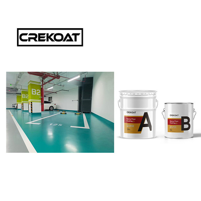 Pengeringan cepat tahan kimia Lapisan lantai epoxy industri Gloss Finish 1mm