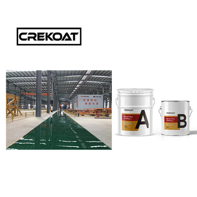Lapisan Lantai Epoxy Industri Berkilau Tinggi Berkilau 2 Paket Tahan Kimia