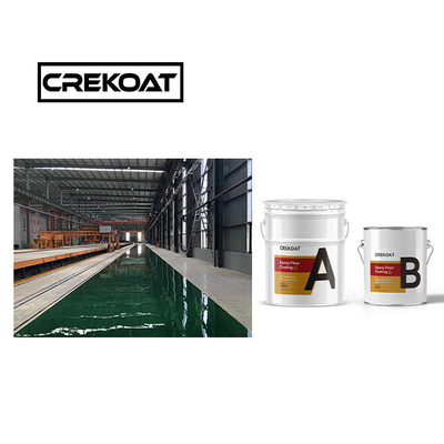 3mm Air-Based Industrial Epoxy Floor Coating Spray TDS Untuk Mesin Berat