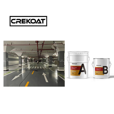 Low VOC Industrial Epoxy Floor Coating Grade 2 Pack Epoxy Floor Paint Tanpa Jahit