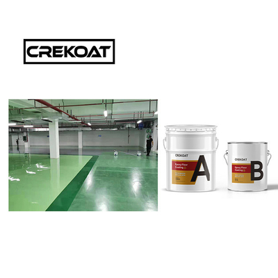 Visibilitas Cat lantai epoxy abu-abu Tuang lapisan atas Lapisan beton Kekuatan