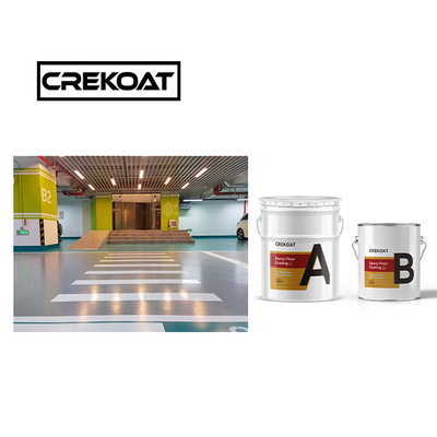Cat lantai epoxy lapisan atas resin cat beton industri yang bisa dibersihkan