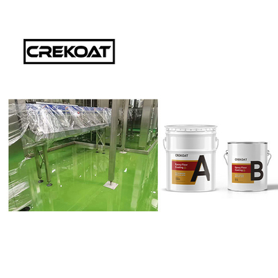 Low VOC Industrial Epoxy Floor Coating Grade 2 Pack Epoxy Floor Paint Tanpa Jahit