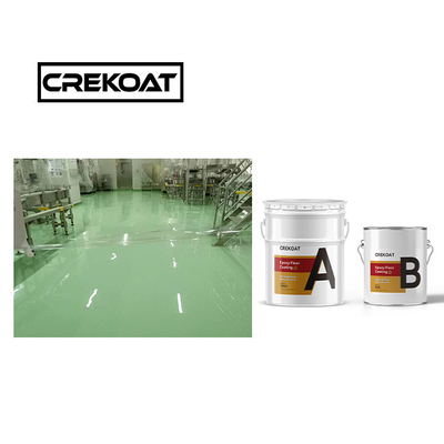 Low VOC Industrial Epoxy Floor Coating Grade 2 Pack Epoxy Floor Paint Tanpa Jahit