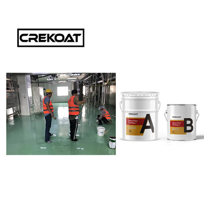 Cat lantai epoxy lapisan atas resin cat beton industri yang bisa dibersihkan