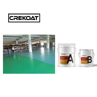 Gloss Industrial Epoxy Floor Coating Roller yang ditempatkan dengan dampak tinggi