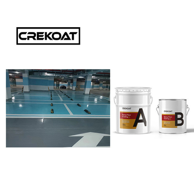 Gloss Industrial Epoxy Floor Coating Roller yang ditempatkan dengan dampak tinggi