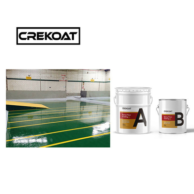 Cat lantai epoxy bertekstur industri anti slip untuk lapisan roller yang diterapkan