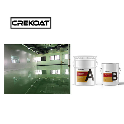 Cat lantai epoxy bertekstur industri anti slip untuk lapisan roller yang diterapkan