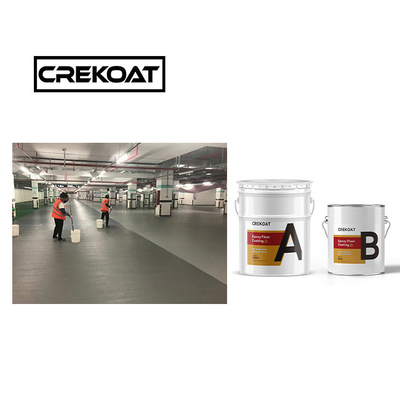 Cat lantai epoxy bertekstur industri anti slip untuk lapisan roller yang diterapkan