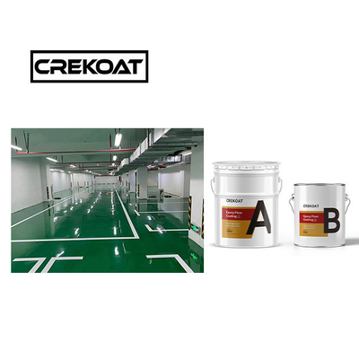 Primer Cat Lantai Epoxy Industri Tanpa Jahit Padat Tinggi Lurus