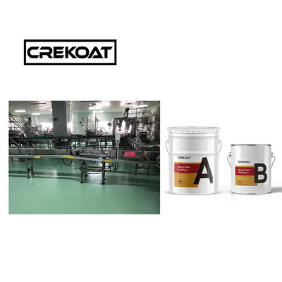 Lapisan lantai epoxy industri berbasis pelarut Crekoat untuk lantai domestik