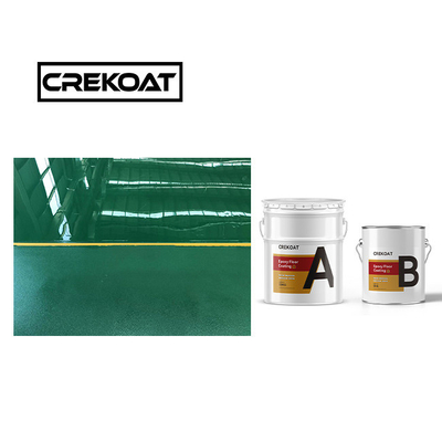 Lapisan lantai epoxy industri berbasis pelarut Crekoat untuk lantai domestik