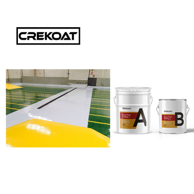 Lapisan lantai epoxy industri berbasis pelarut Crekoat untuk lantai domestik