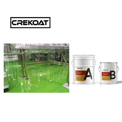 Cat Lantai Epoxy Glossy 3mm Semprot Lapisan Atas Epoxy Untuk Daerah Lalu Lintas Tinggi