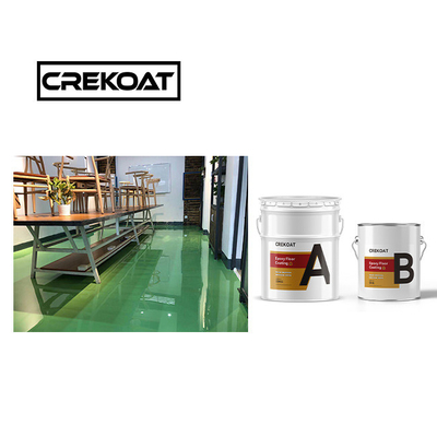Cat Lantai Epoxy Glossy 3mm Semprot Lapisan Atas Epoxy Untuk Daerah Lalu Lintas Tinggi