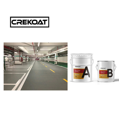 Cat Lantai Epoxy Glossy 3mm Semprot Lapisan Atas Epoxy Untuk Daerah Lalu Lintas Tinggi