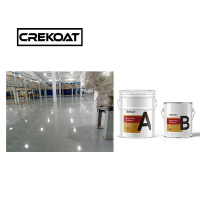 Cat Lantai Epoxy Glossy 3mm Semprot Lapisan Atas Epoxy Untuk Daerah Lalu Lintas Tinggi
