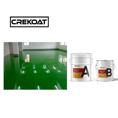 Topcoat Polyurethane Industri Lapisan Lantai Semi Gloss Cat Lantai Waterproof