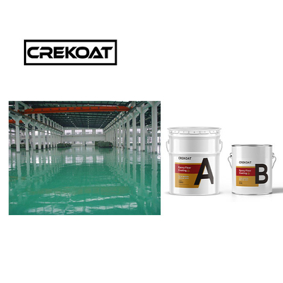 Topcoat Polyurethane Industri Lapisan Lantai Semi Gloss Cat Lantai Waterproof