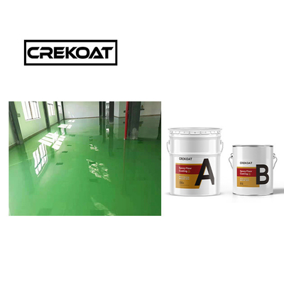 Topcoat Polyurethane Industri Lapisan Lantai Semi Gloss Cat Lantai Waterproof