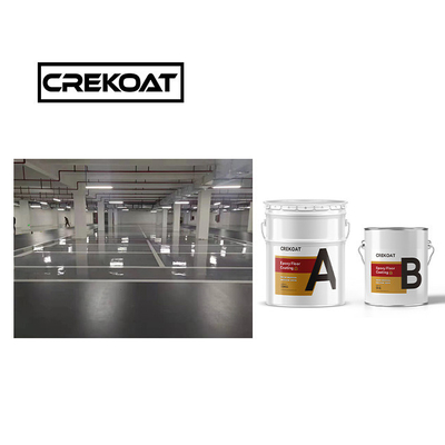 Lapisan lantai epoxy tanpa bau bertekstur anti slip 1 mm Kekerasan Pengeringan cepat