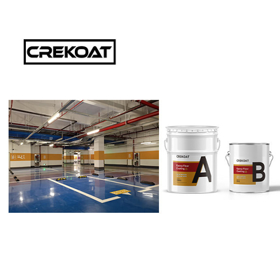 Adhesi Water Based Epoxy Floor Paint Low VOC Epoxy Floor Top Coat Low Odor