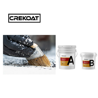 Epoxy Polymer Polyaspartic Floor Coating Bau rendah Kemampuan cuaca yang baik