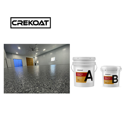 High Build Aspartic Polyaspartic Floor Coating Resistant UV Non Yellowing