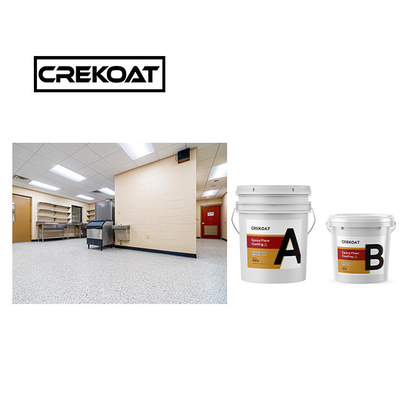 Crekoat Dua Komponen Tinggi Padat Lapisan Polyaspartic Nonyellowing TDS