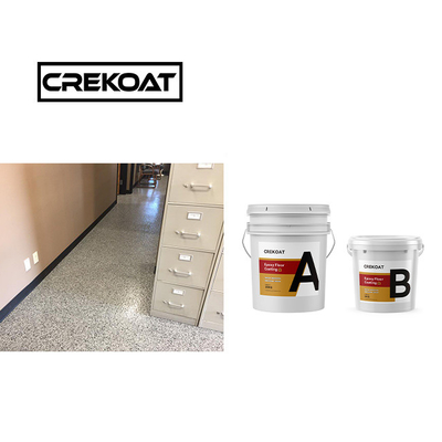 Crekoat Dua Komponen Tinggi Padat Lapisan Polyaspartic Nonyellowing TDS