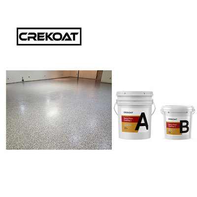 Anti slip Epoxy Color Flake Coating Clear Waterproof Epoxy Floor Coating