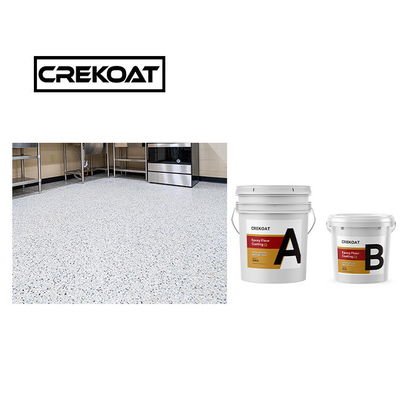 Anti slip Epoxy Color Flake Coating Clear Waterproof Epoxy Floor Coating