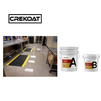 Low VOC Dekoratif Lapisan Lantai Resin Epoxy 3mm Tinggi Bangunan