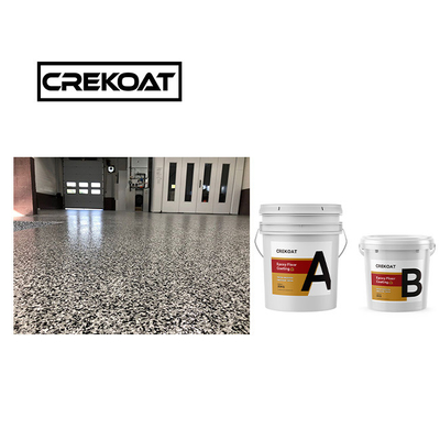 Cat Lantai Epoxy Dekoratif Polyaspartic