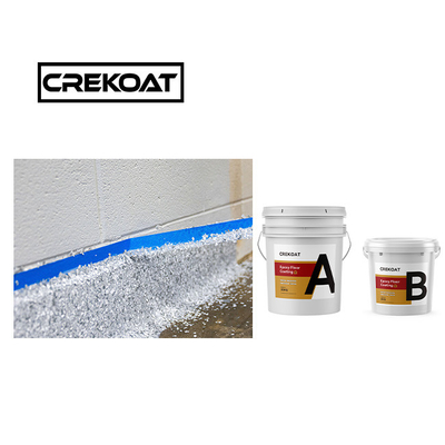 Flake Spray Lapisan Lantai Resin Epoxy Tidak ada gelembung