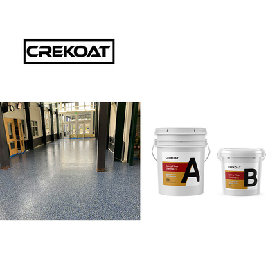 Polyaspartic Polyurethane Floor Coating Pemberantasan Abrasi Superior