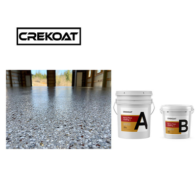 Polyaspartic Polyurethane Floor Coating Pemberantasan Abrasi Superior